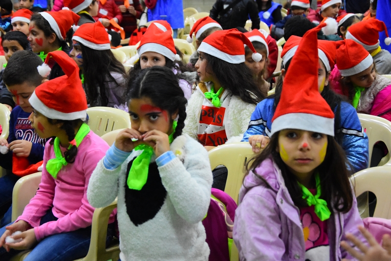 Saint Vincent de paul celebrating Christmas at Jesus & Mary school